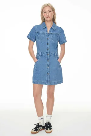 Denim Blue Rider Mini Dress