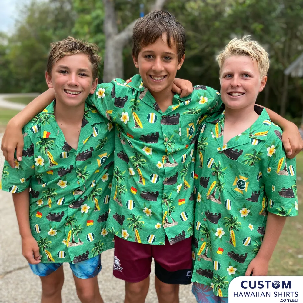 Dicky Beach SLSC, Qld - Personalised Hawaiian Shirts