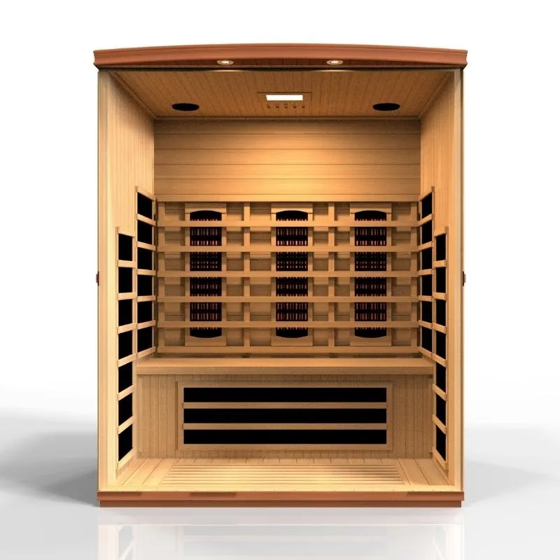 Dynamic Lugano 3-Person Full Spectrum Near Zero EMF Far Infrared Sauna