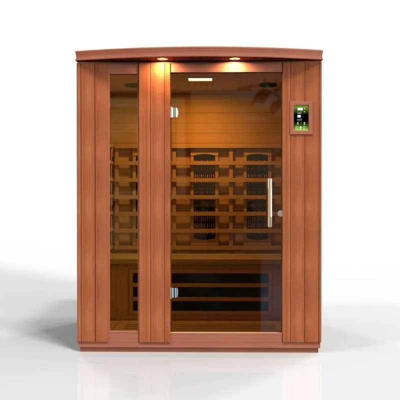 Dynamic Lugano 3-Person Full Spectrum Near Zero EMF Far Infrared Sauna