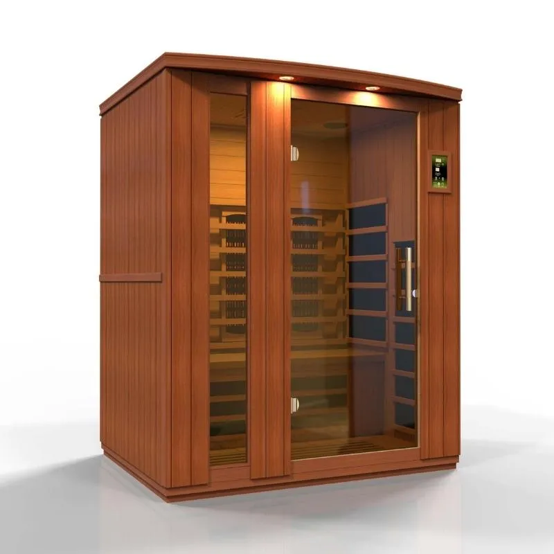 Dynamic Lugano 3-Person Full Spectrum Near Zero EMF Far Infrared Sauna