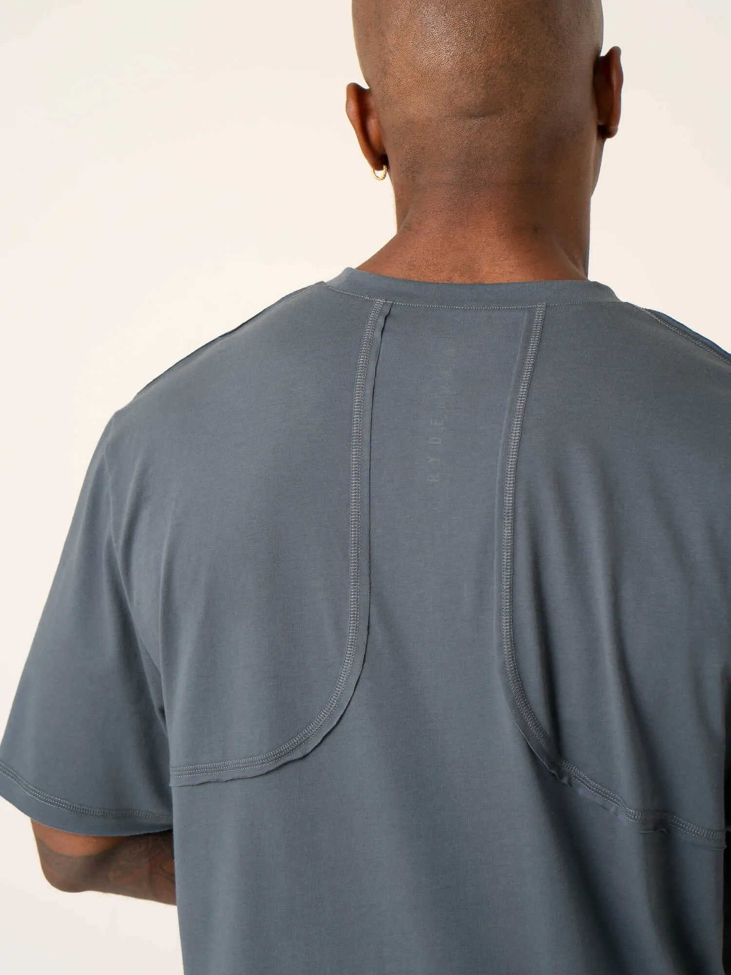 Dynamic Oversized T-Shirt - Petrol