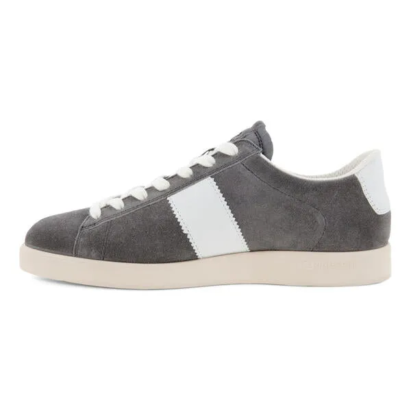 ECCO WOMEN'S STREET LITE SNEAKER - Steel/White