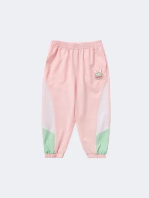 Erke Sports Cropped Little-Girls Lifestyle Pant Pink