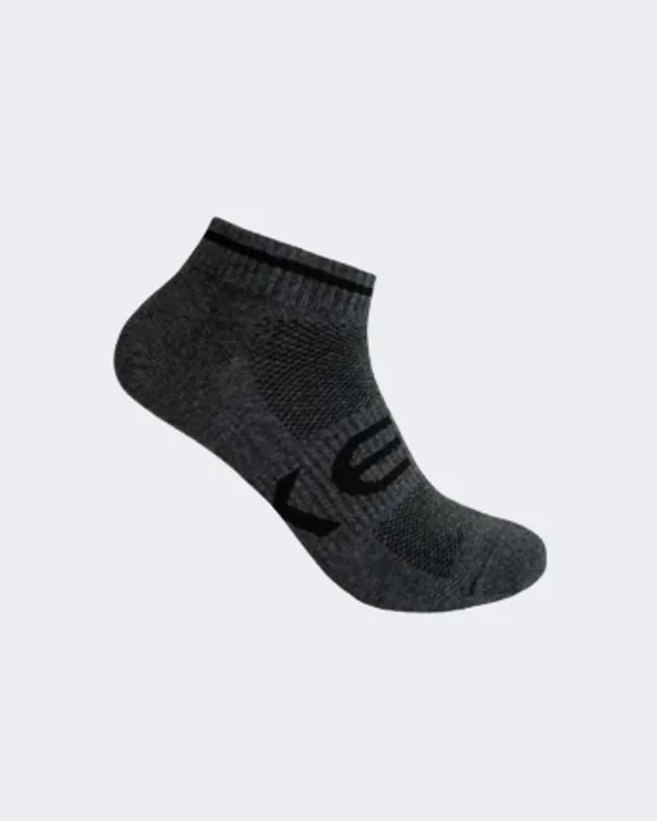 Erke Sports Men Lifestyle Sock Black/Grey 11322112007-104