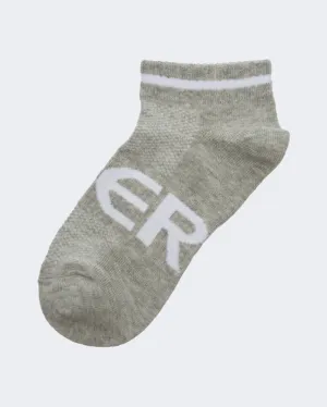 Erke Sports Women Lifestyle Sock Grey/White 12322112008-103