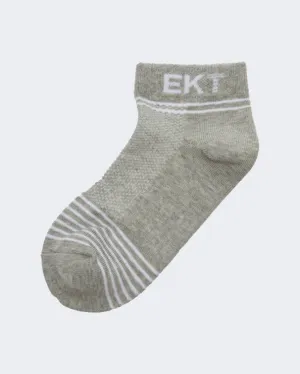 Erke Sports Women Lifestyle Sock Grey/White 12322112020-103