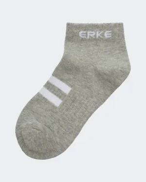 Erke Sports Women Lifestyle Sock Grey/White 12322112021-103