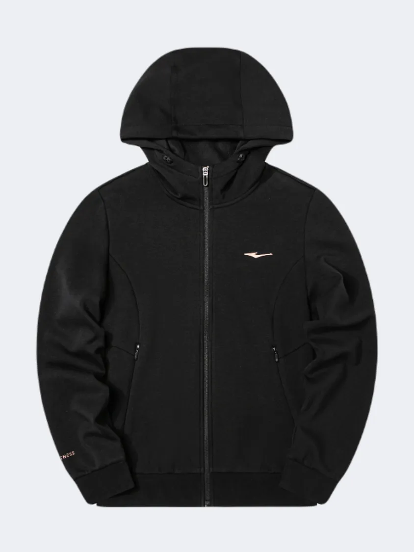 Erke  Women Lifestyle Hoody Black