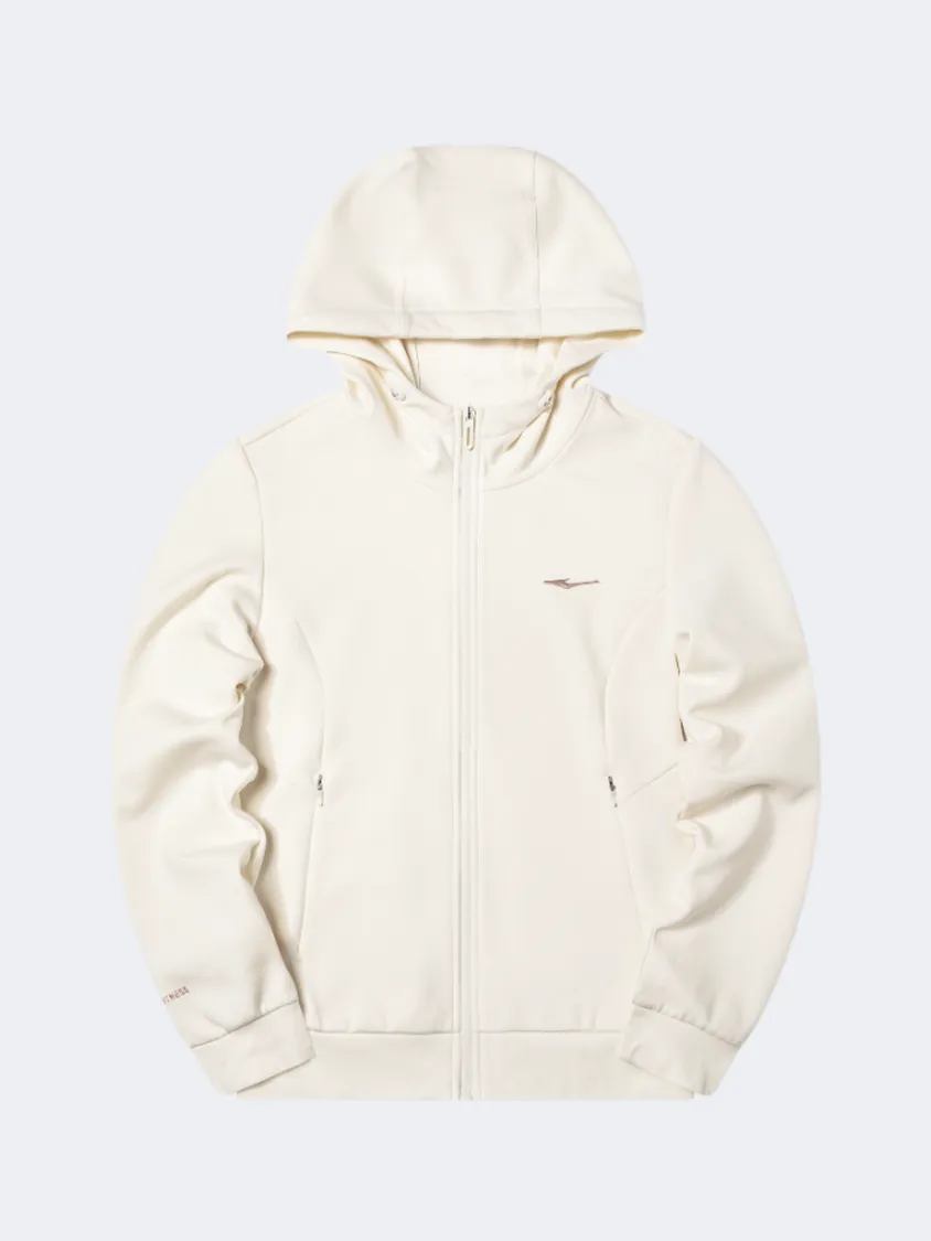 Erke  Women Lifestyle Hoody Glacier White