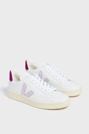 Extra White Parme Magenta V-12 Sneakers