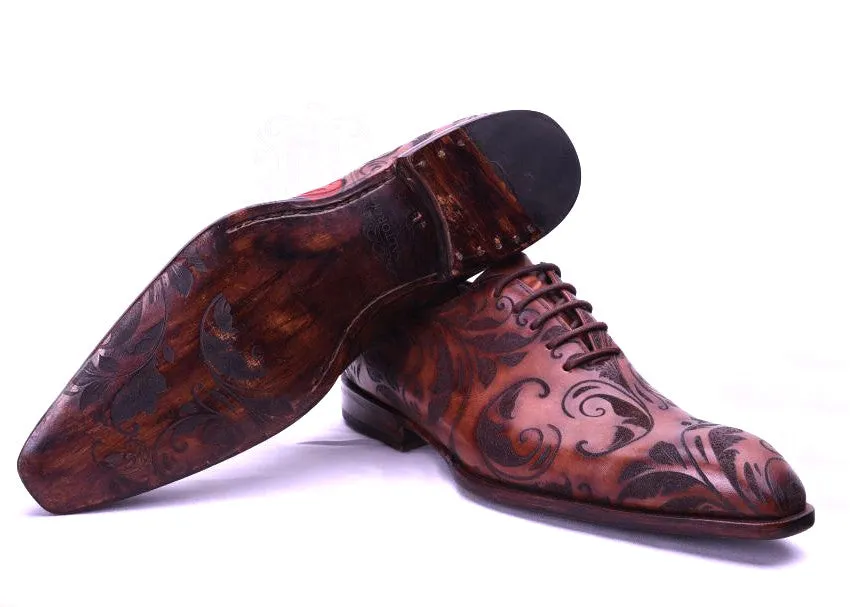 Floral - Men's Oxford Dress Shoes