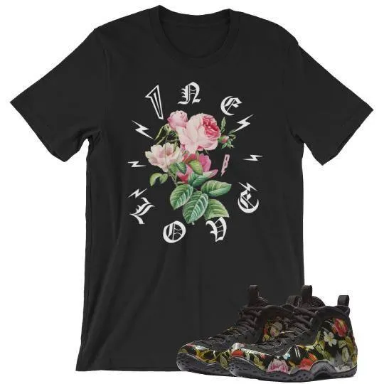 Foamposite One Floral Sneaker Tees