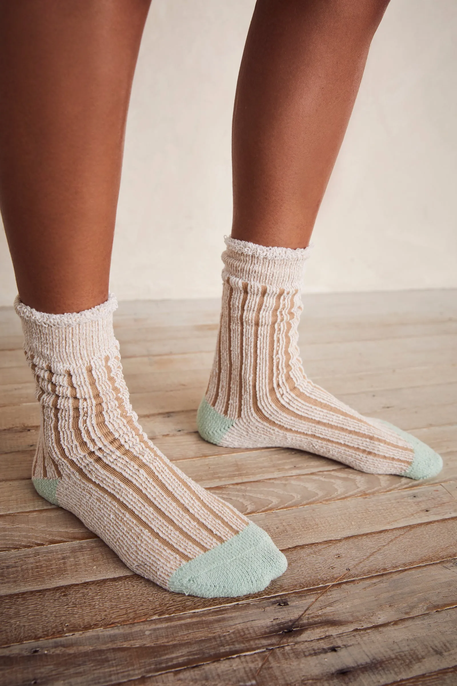 Free People Plush Inside Out Crew Sock