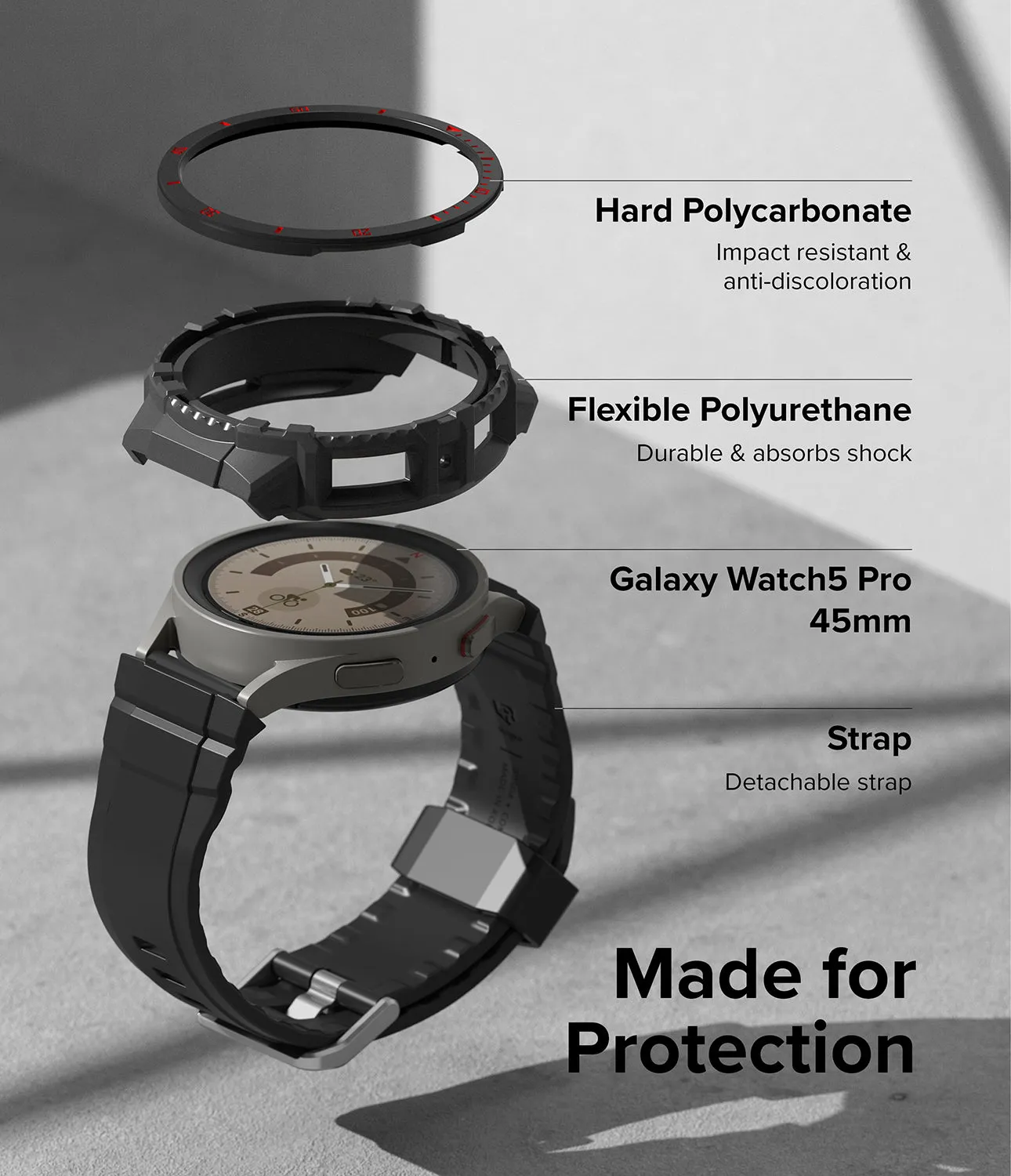 Galaxy Watch 5 Pro 45mm Case | Fusion-X