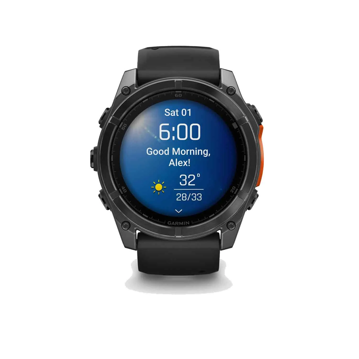 Garmin fēnix 8 - 51 mm AMOLED Smartwatch (Slate Grey/Black Silicone Band)