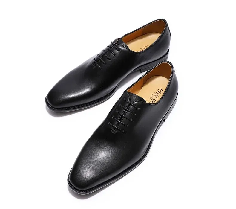 Genuine leather men dress shoes & oxford shoes fashion high quality gentleman shoes for business and party