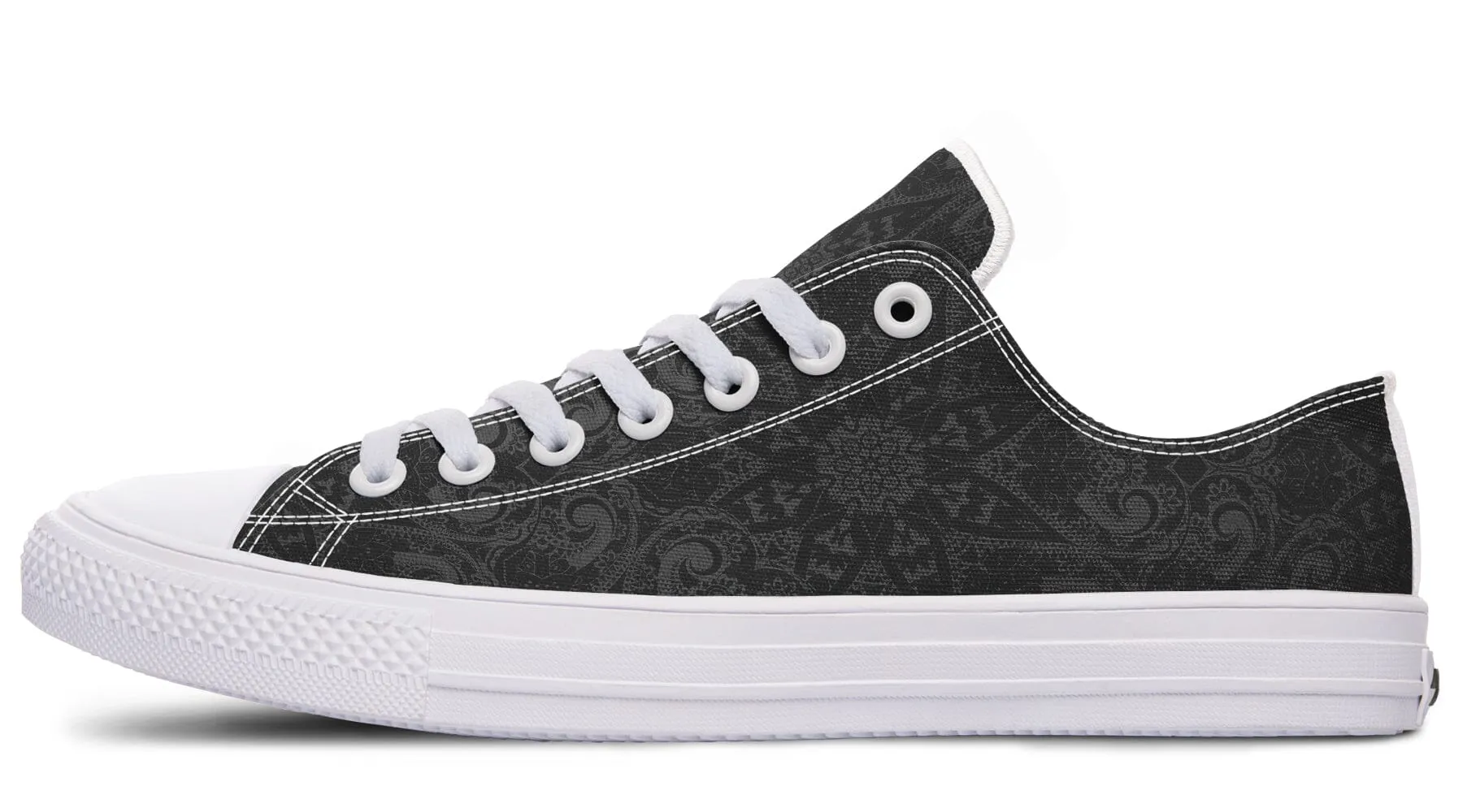 Ghost Mandala Low Top Shoes