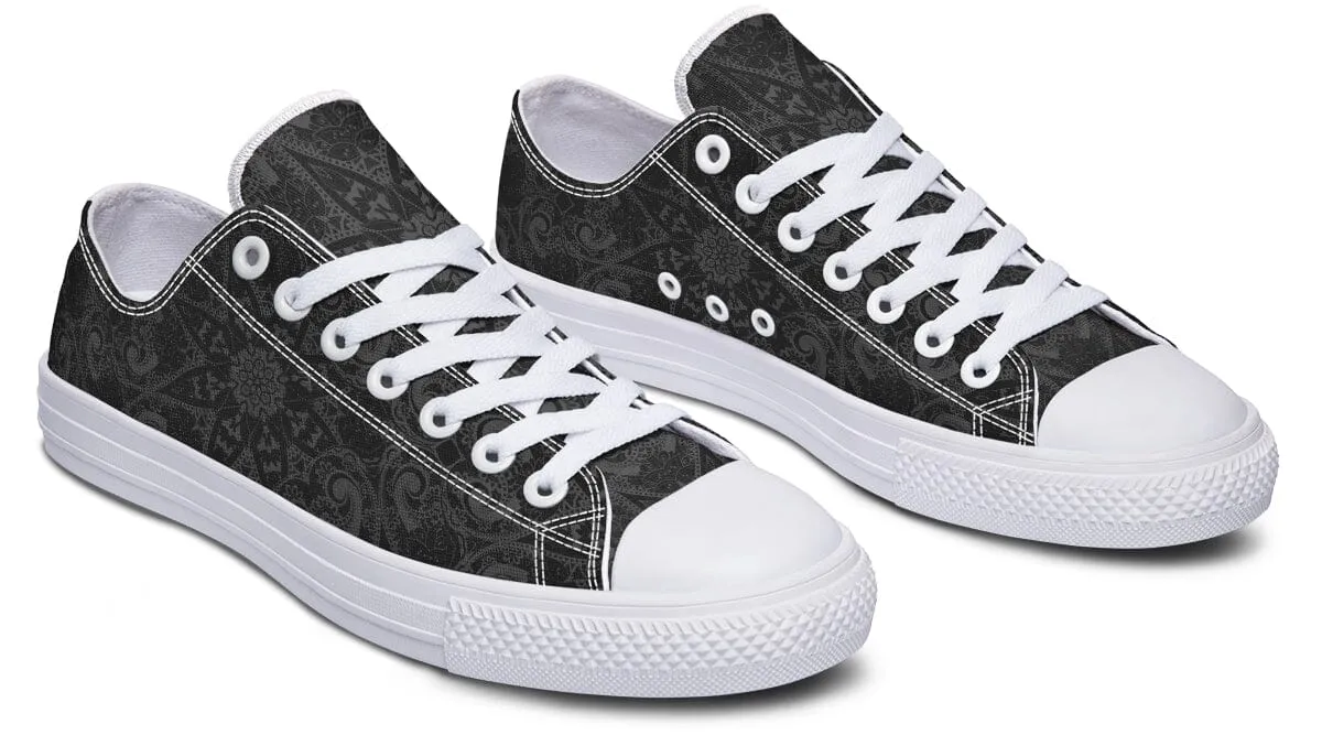 Ghost Mandala Low Top Shoes