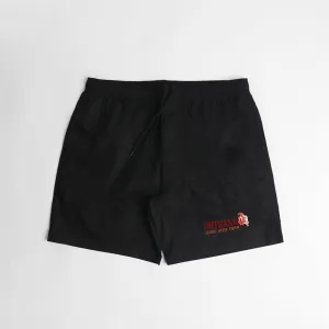 Going Over Them Embroidered 6" Nylon Shorts