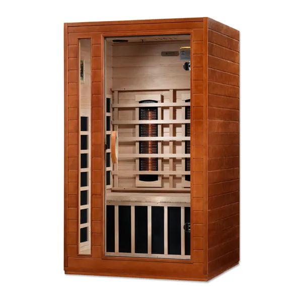 Golden Designs Cardoba 2 Person Full Spectrum Infrared Sauna - Canadian Hemlock