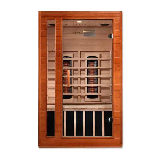 Golden Designs Cardoba 2 Person Full Spectrum Infrared Sauna - Canadian Hemlock