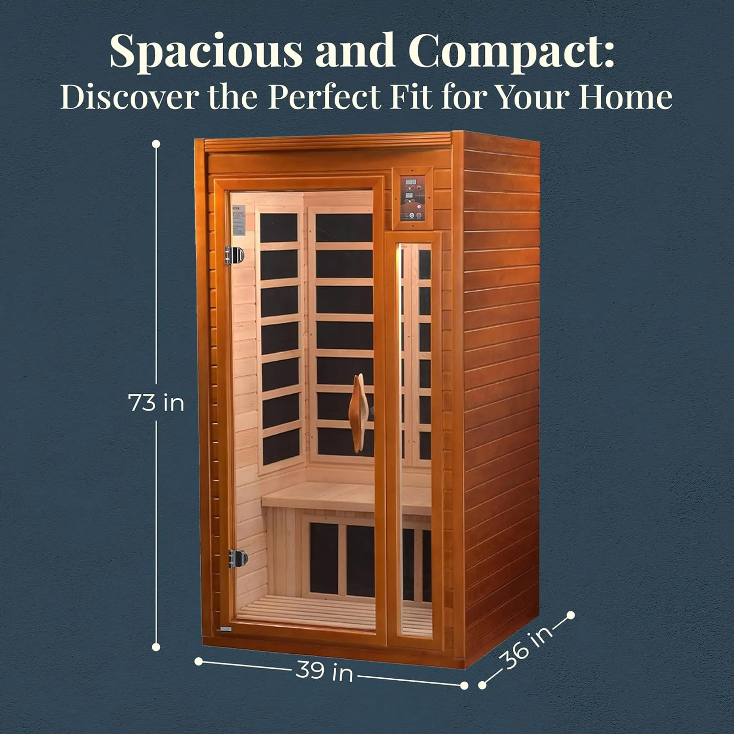 Golden Designs Dynamic "Barcelona" Low EMF Far Infrared Sauna