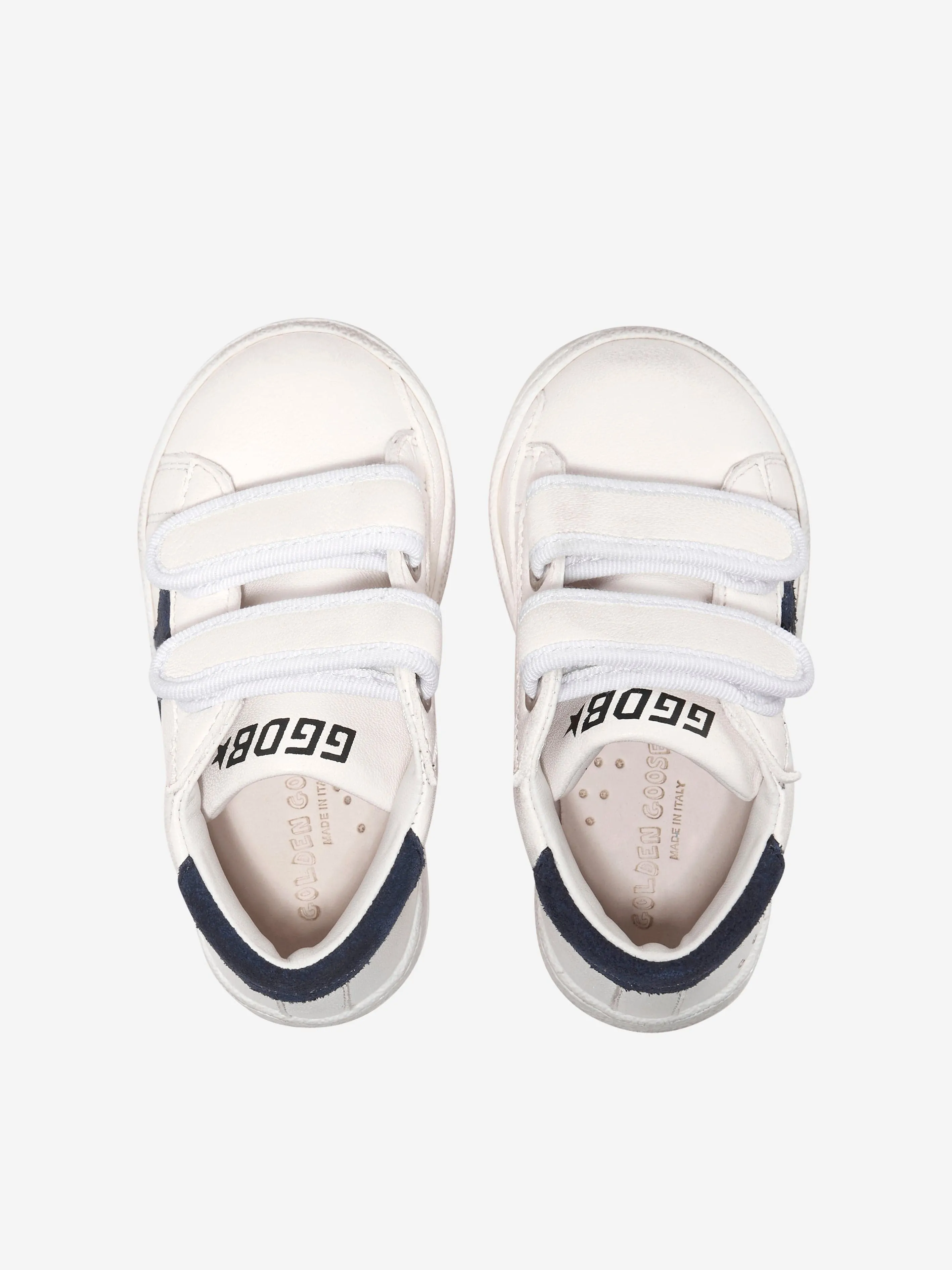 Golden Goose Kids Leather And Suede Star Trainers