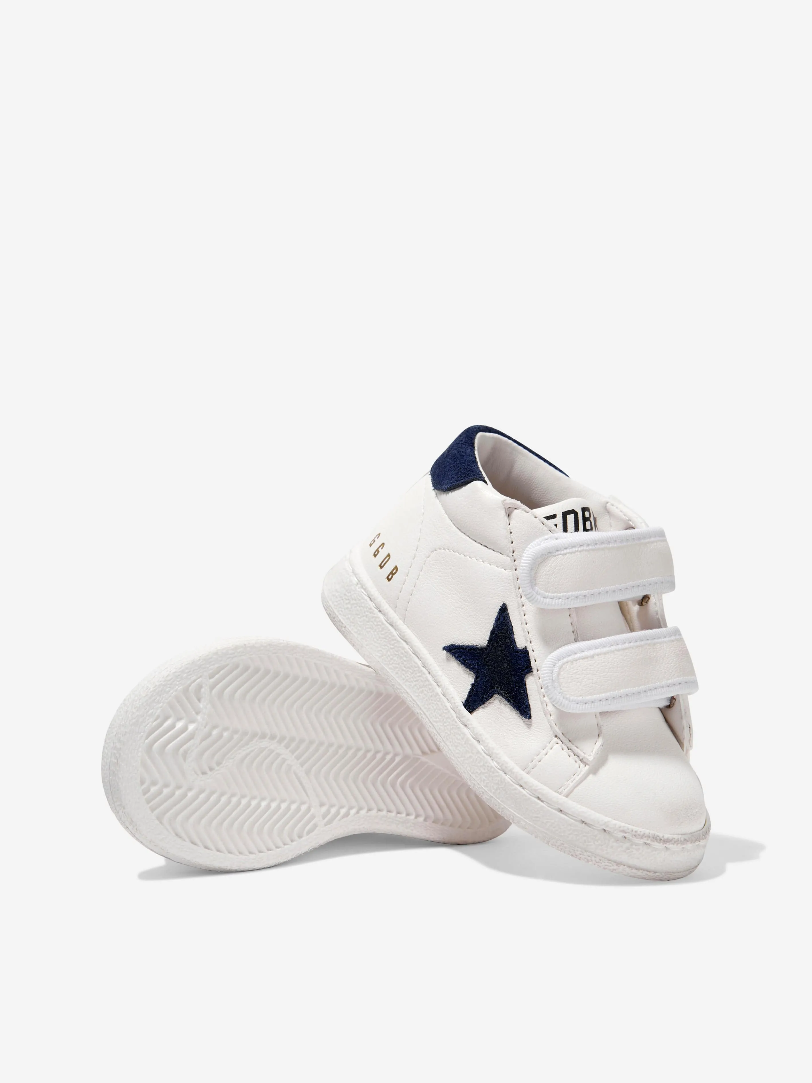 Golden Goose Kids Leather And Suede Star Trainers