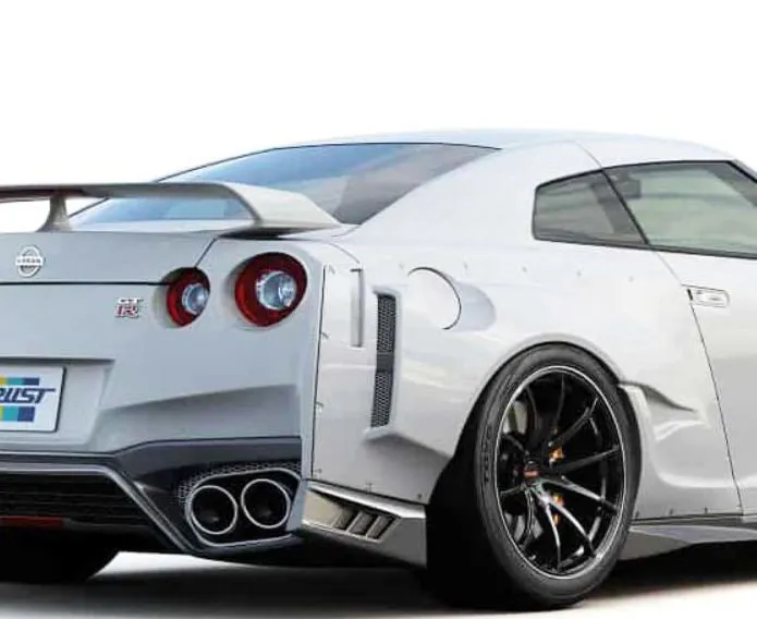 GReddy 2017  Nissan GTR R35 GRacer Rear Over-Fender Set (gre17520251)