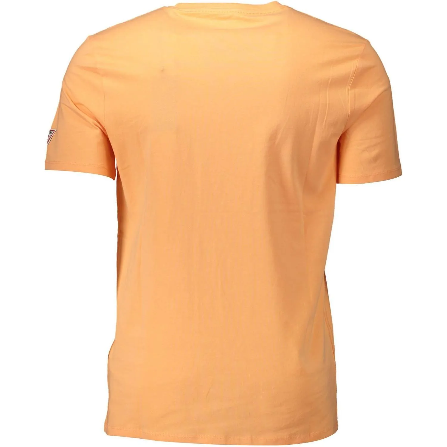 Guess Jeans Orange Cotton Men T-Shirt