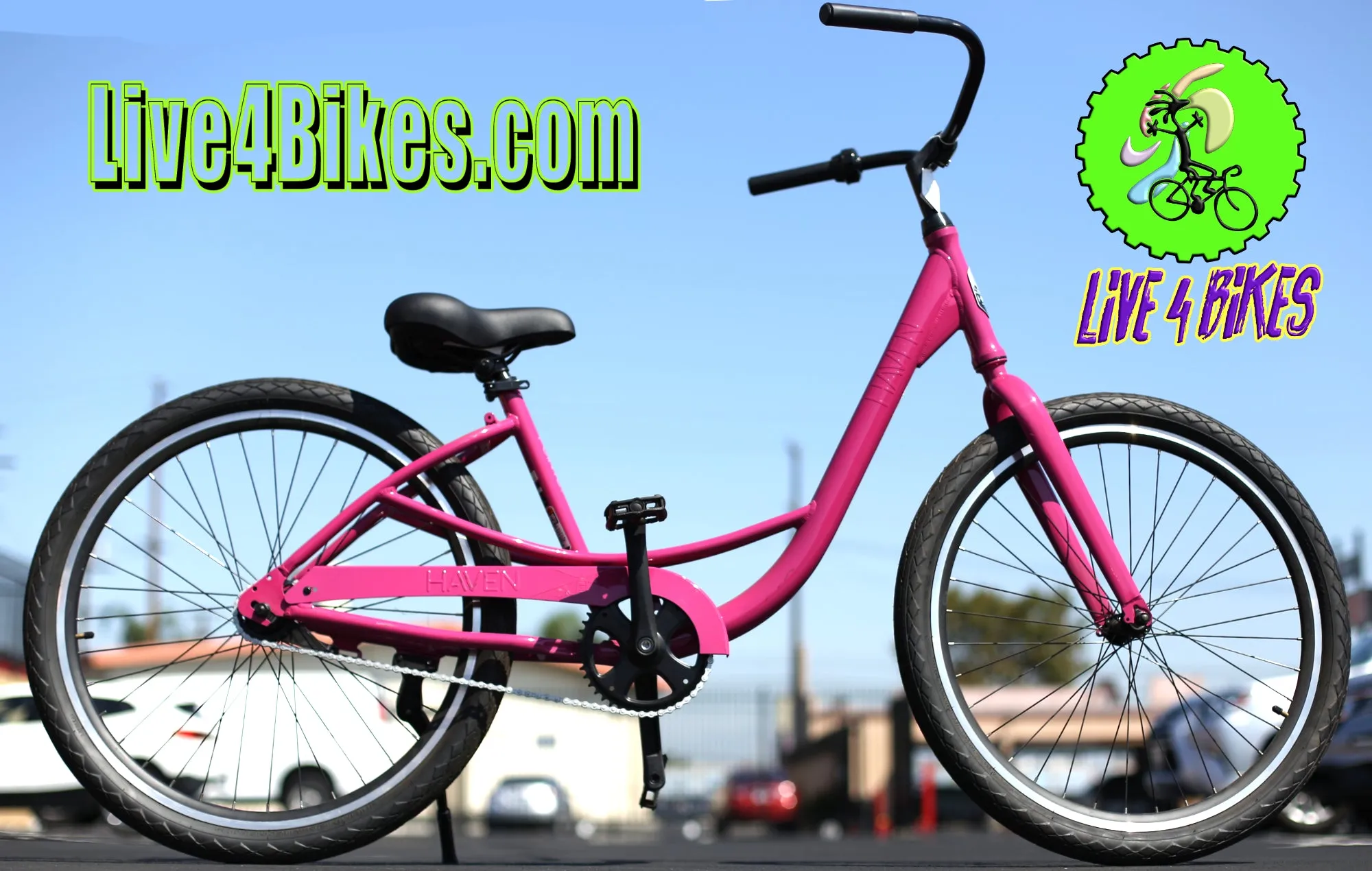 Haven Pointe 1 Beach Cruiser Aluminum Cruiser Bike Step through -Live4bikes