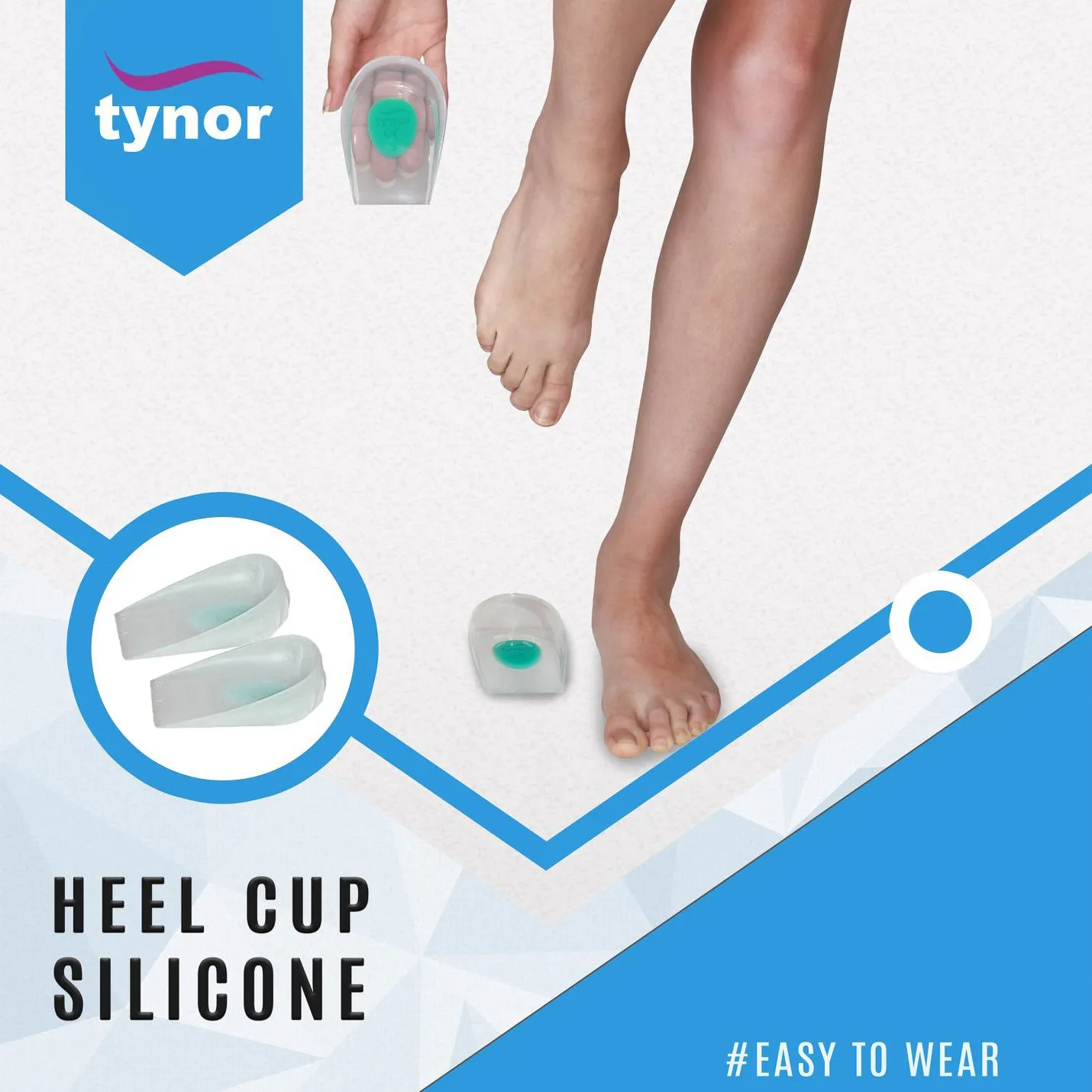 Heel Cup Silicone (Pair)