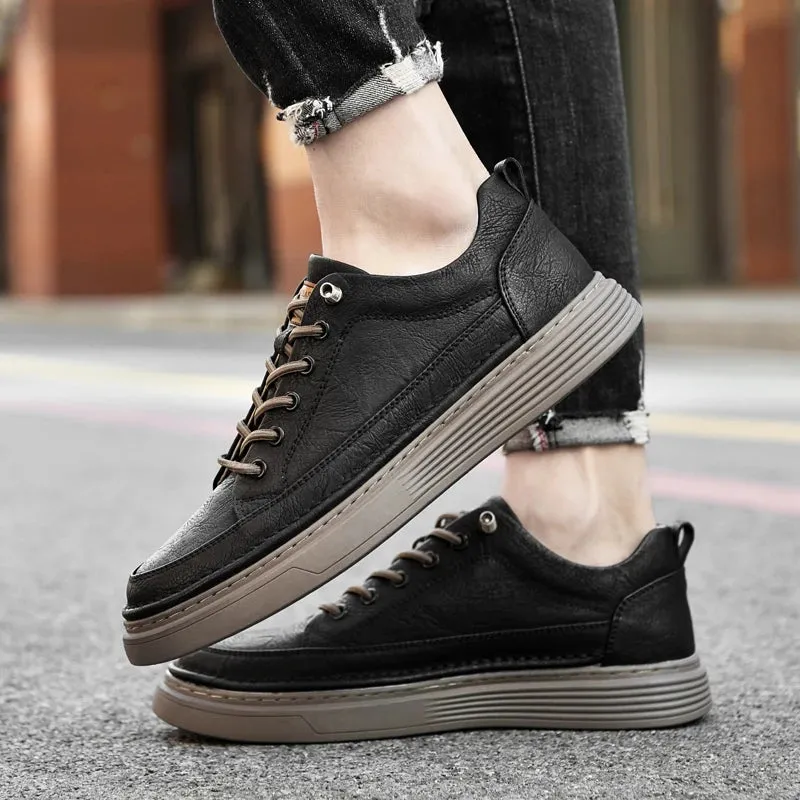 Hnzxzm Men Shoes Fashion Men Formal Shoes Leather Luxury Shoes Men Oxford Classic Business Leather Casual Shoes Fashion Sneakers