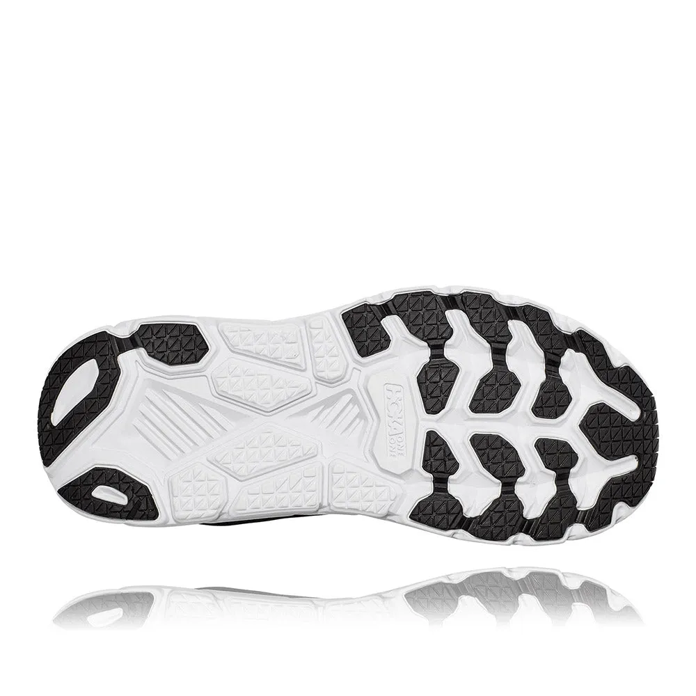 'HOKA' Women's Clifton 7 - Black / White (Wide)