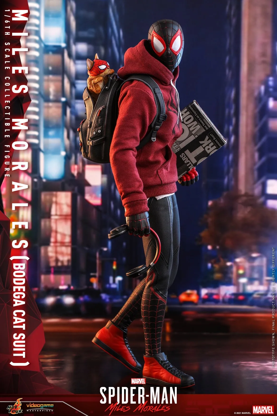 Hot Toys - VGM50 - Marvel’s Spider-Man: Miles Morales - 1/6th scale Miles Morales (Bodega Cat Suit) Figure