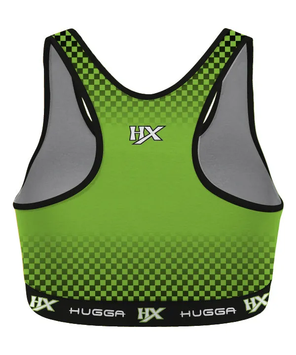 HX CHEQUERED SPORTS BRA