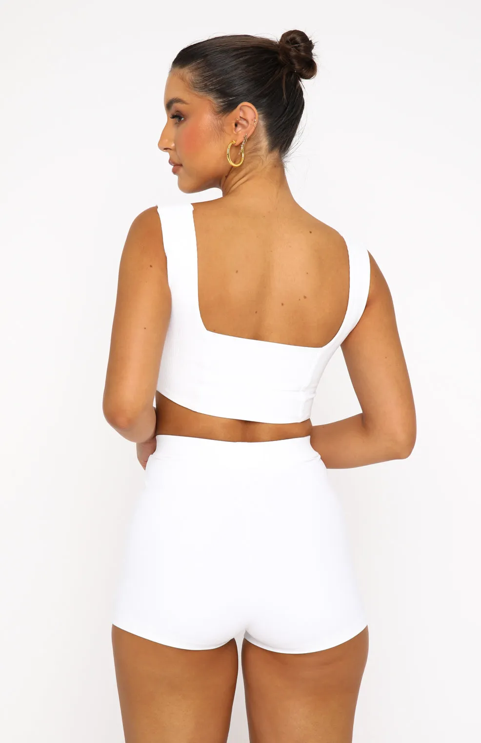 In The Mix Crop White