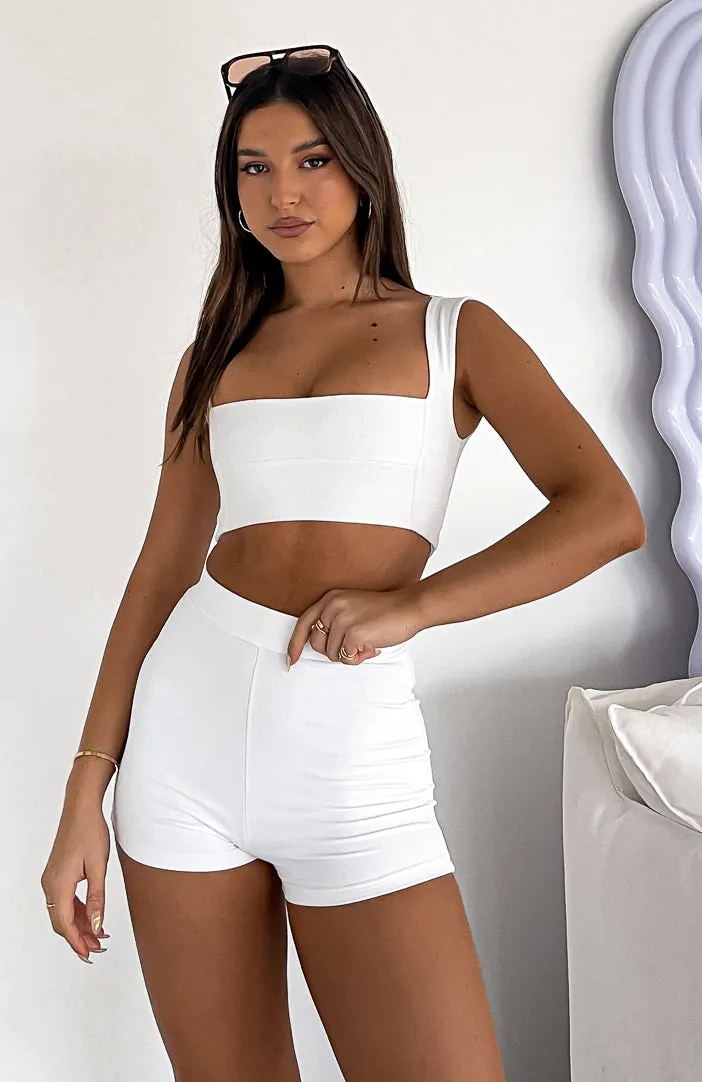 In The Mix Crop White