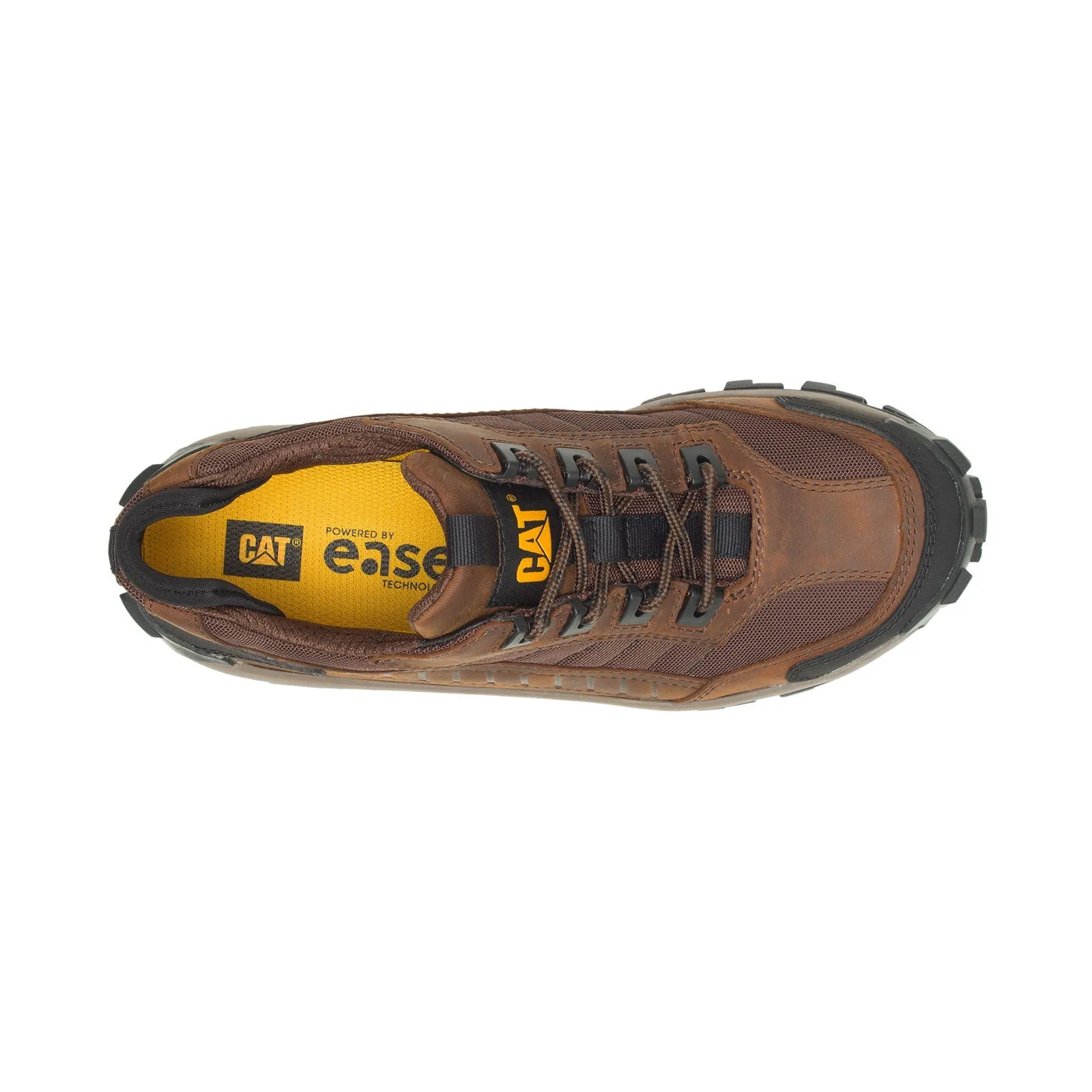 Invader Steel-Toe Work Shoe Dark Brown