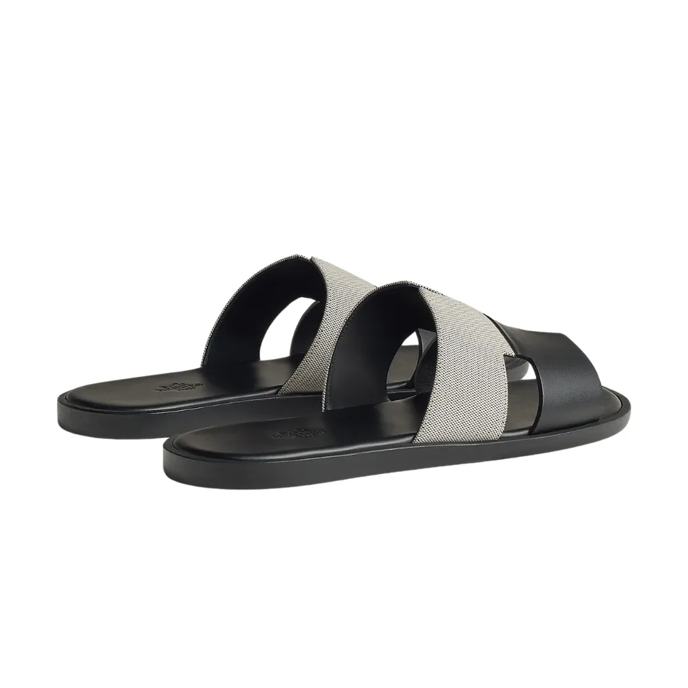 Izmir Sandal in H Canvas and Calfskin