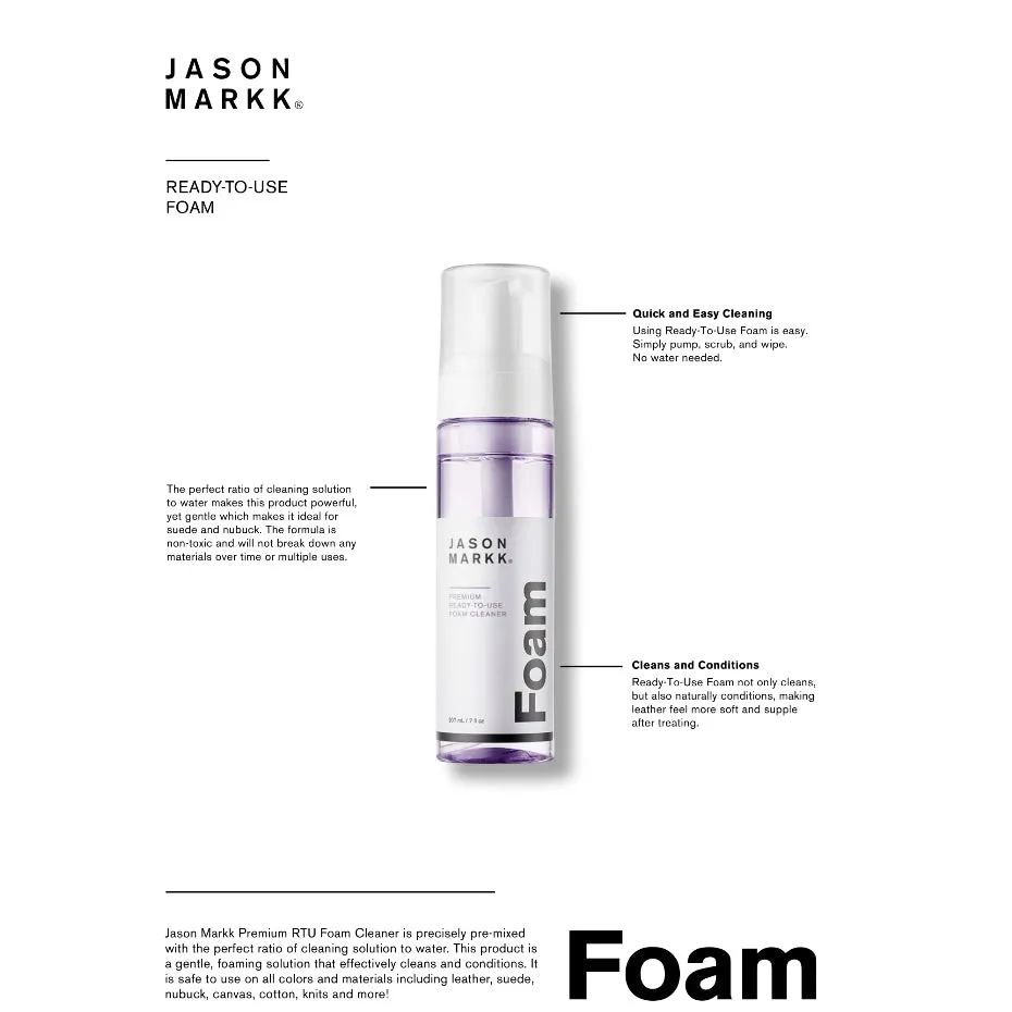 Jason Markk Ready To Use Foam Shoe Cleaner