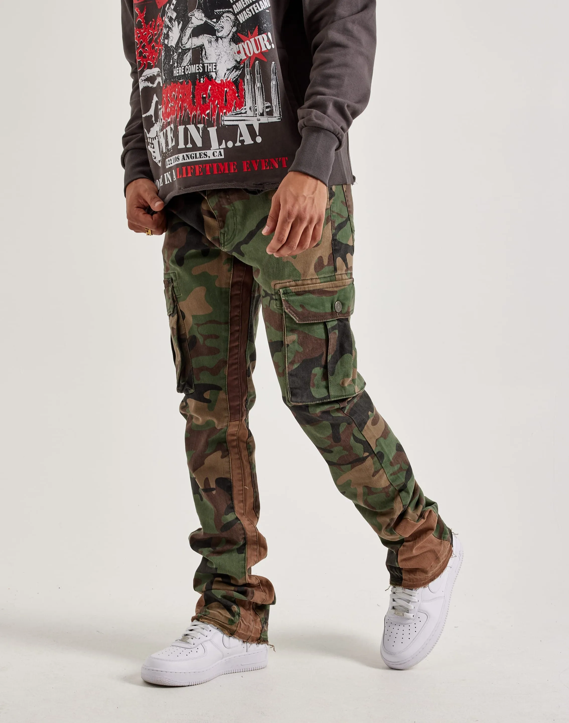 Jordan Craig Martin Stacked Cargo Jeans