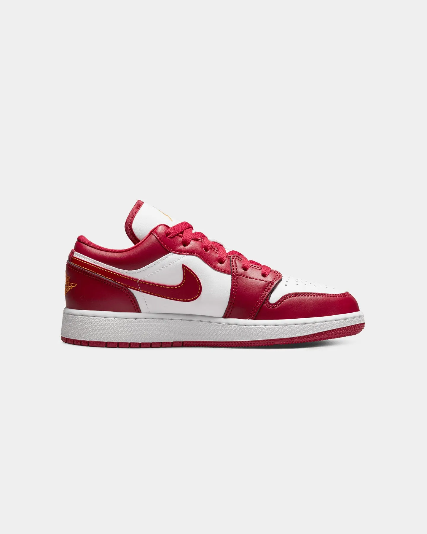 Jordan Kids' Air Jordan 1 Low (GS) 'Cardinal Red'  Cardinal Red/White/University Gold