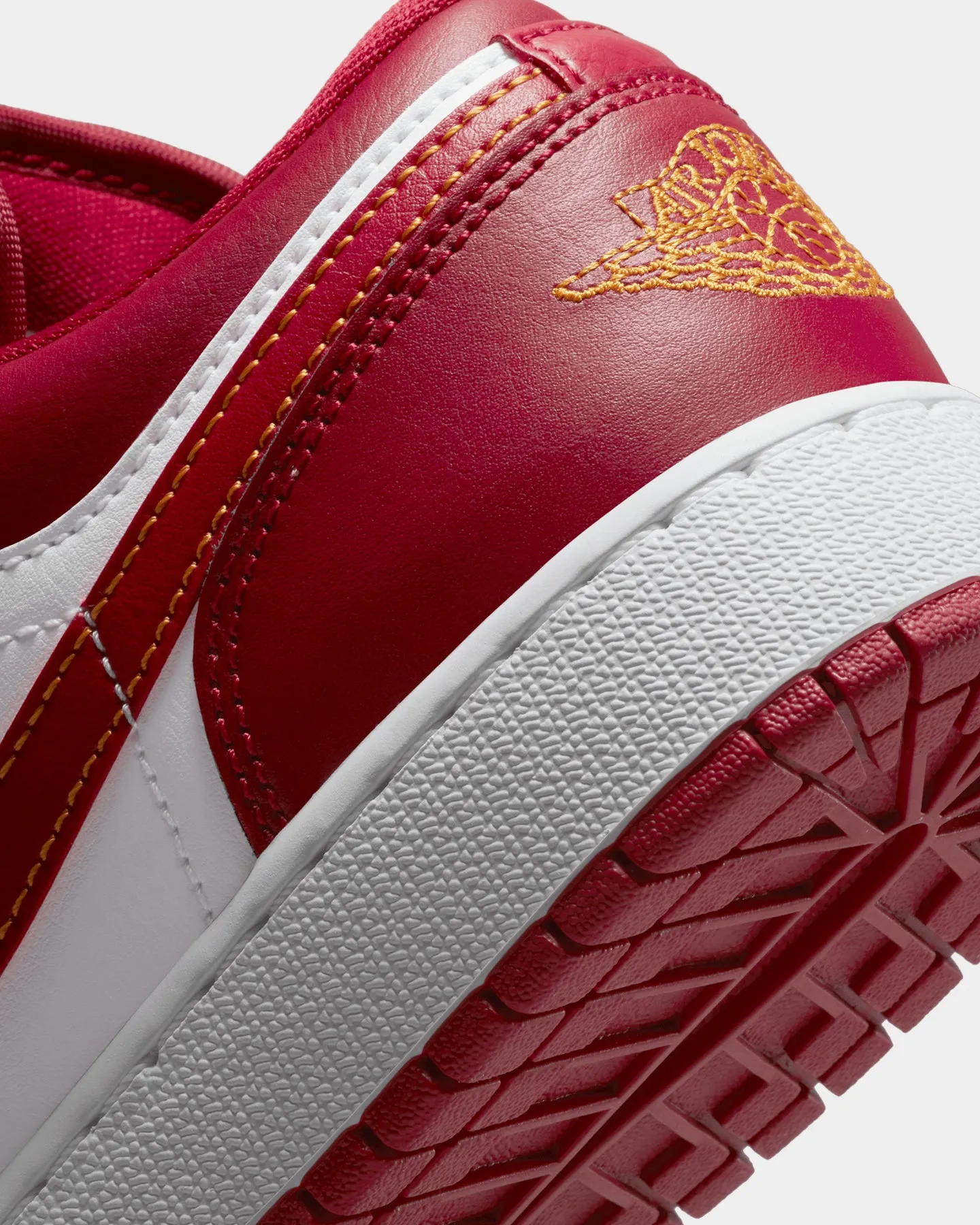 Jordan Kids' Air Jordan 1 Low (GS) 'Cardinal Red'  Cardinal Red/White/University Gold