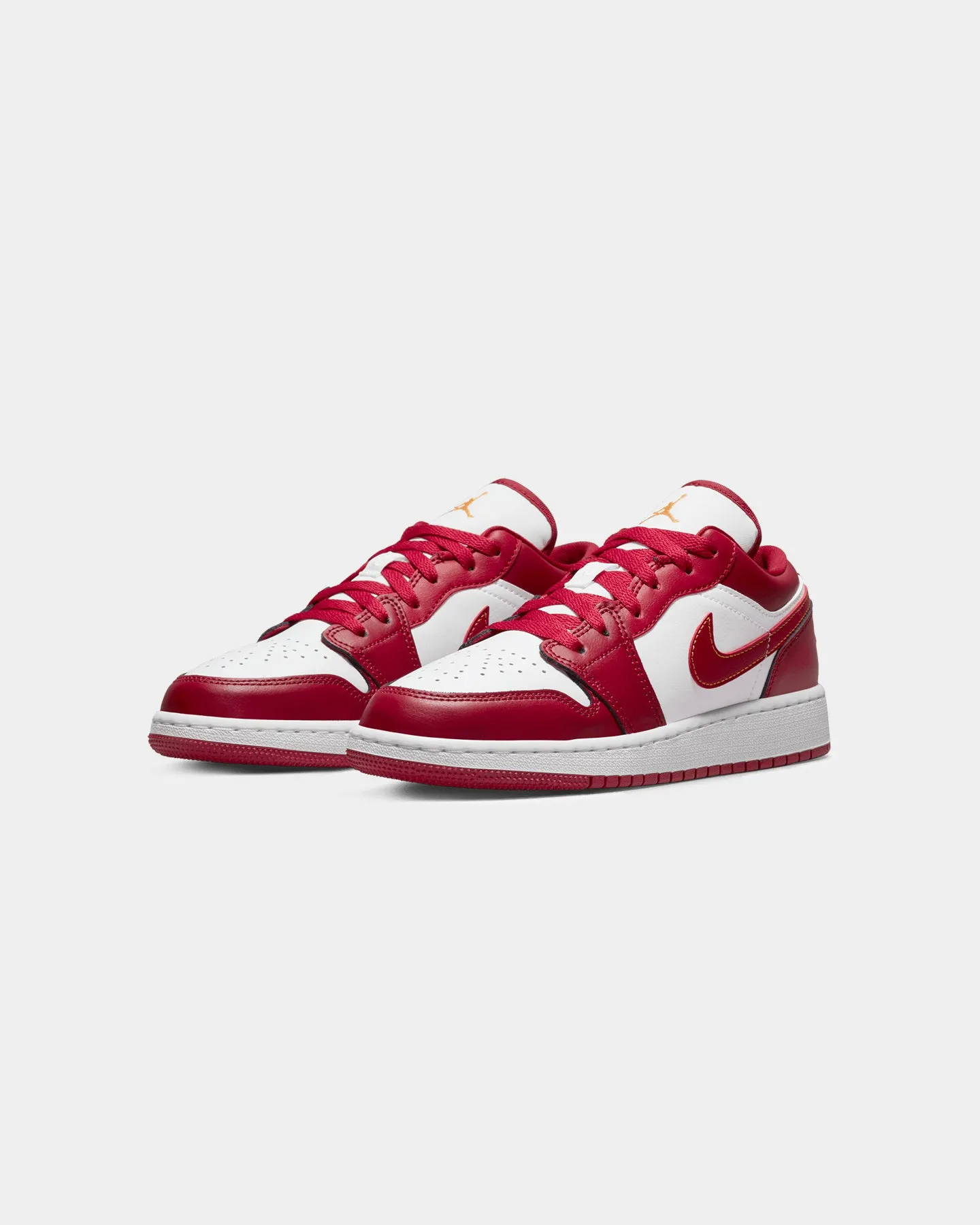 Jordan Kids' Air Jordan 1 Low (GS) 'Cardinal Red'  Cardinal Red/White/University Gold