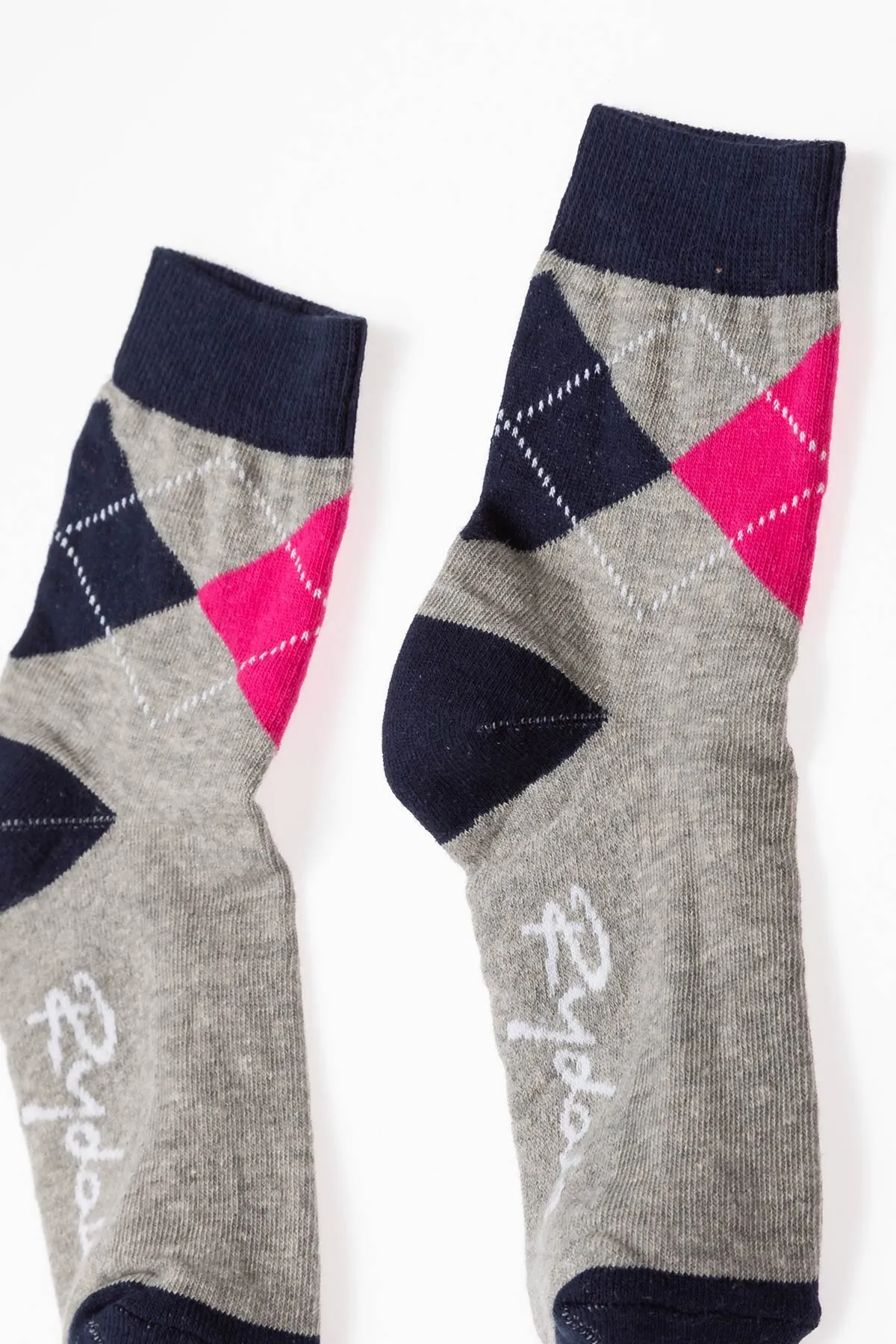 Junior Argyle Ankle Socks