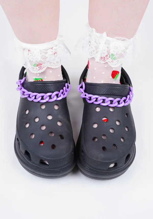 Kawaii [Purple] | SHOE CHAIN SET