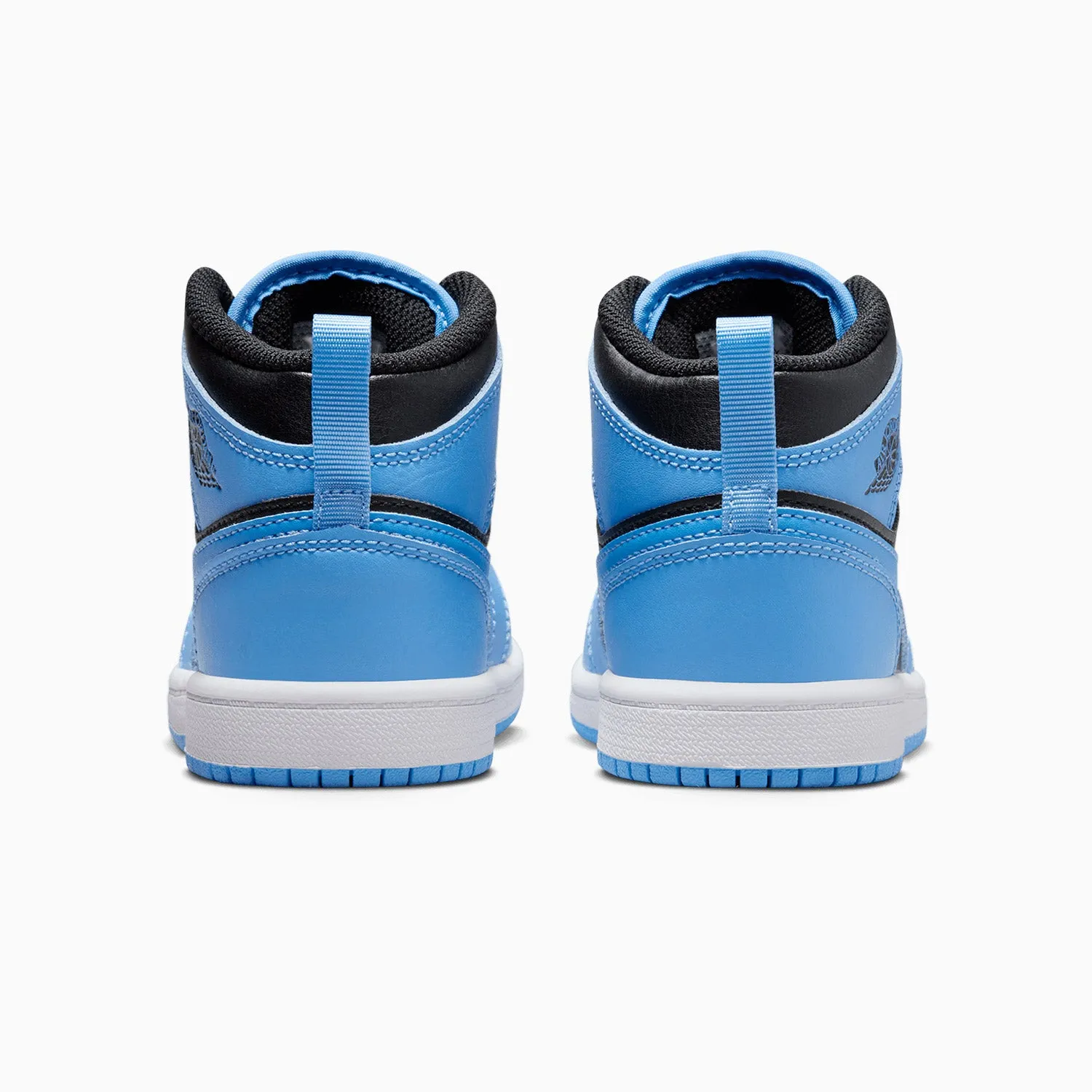 Kid's Air Jordan 1 Mid "University Blue Black" Pre School