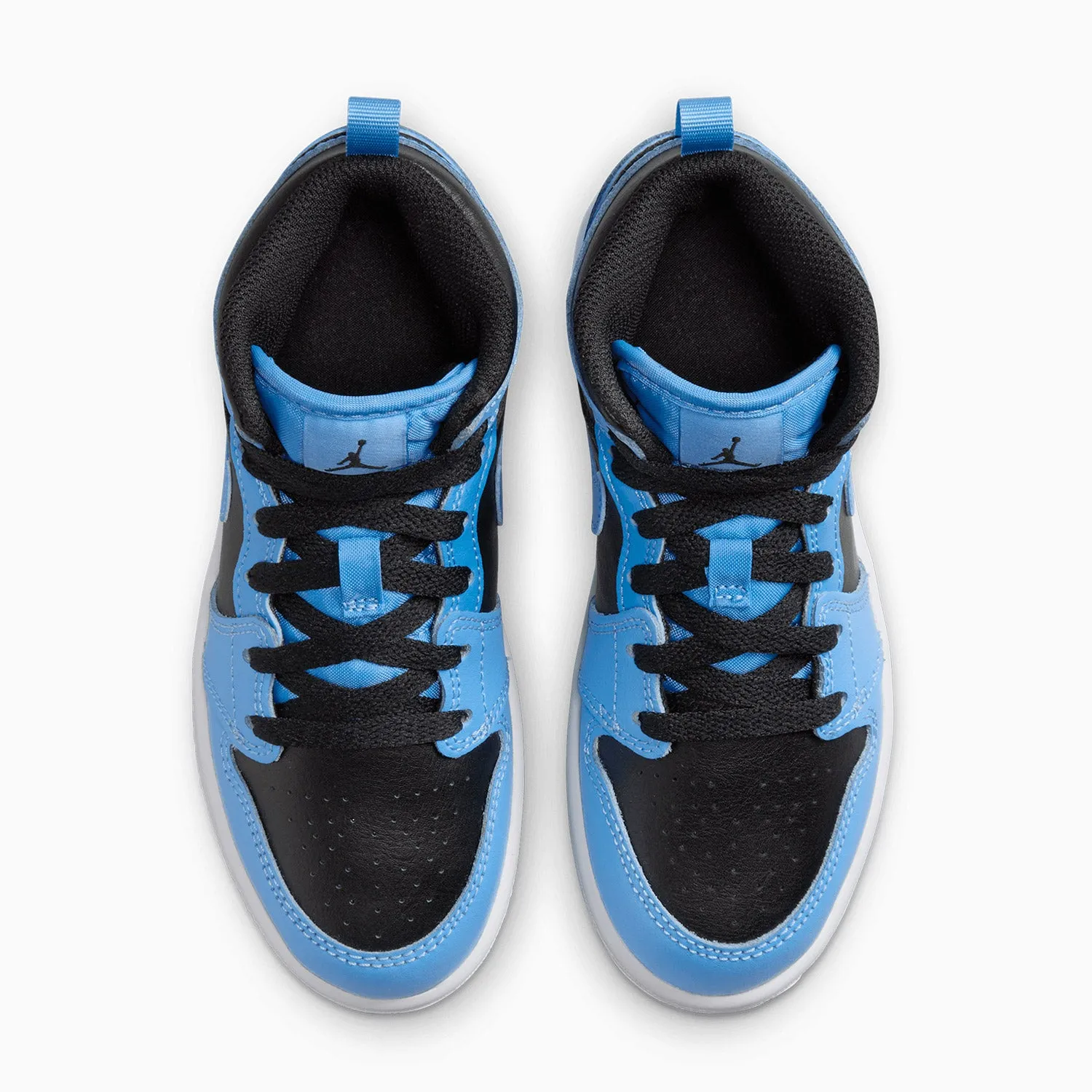 Kid's Air Jordan 1 Mid "University Blue Black" Pre School